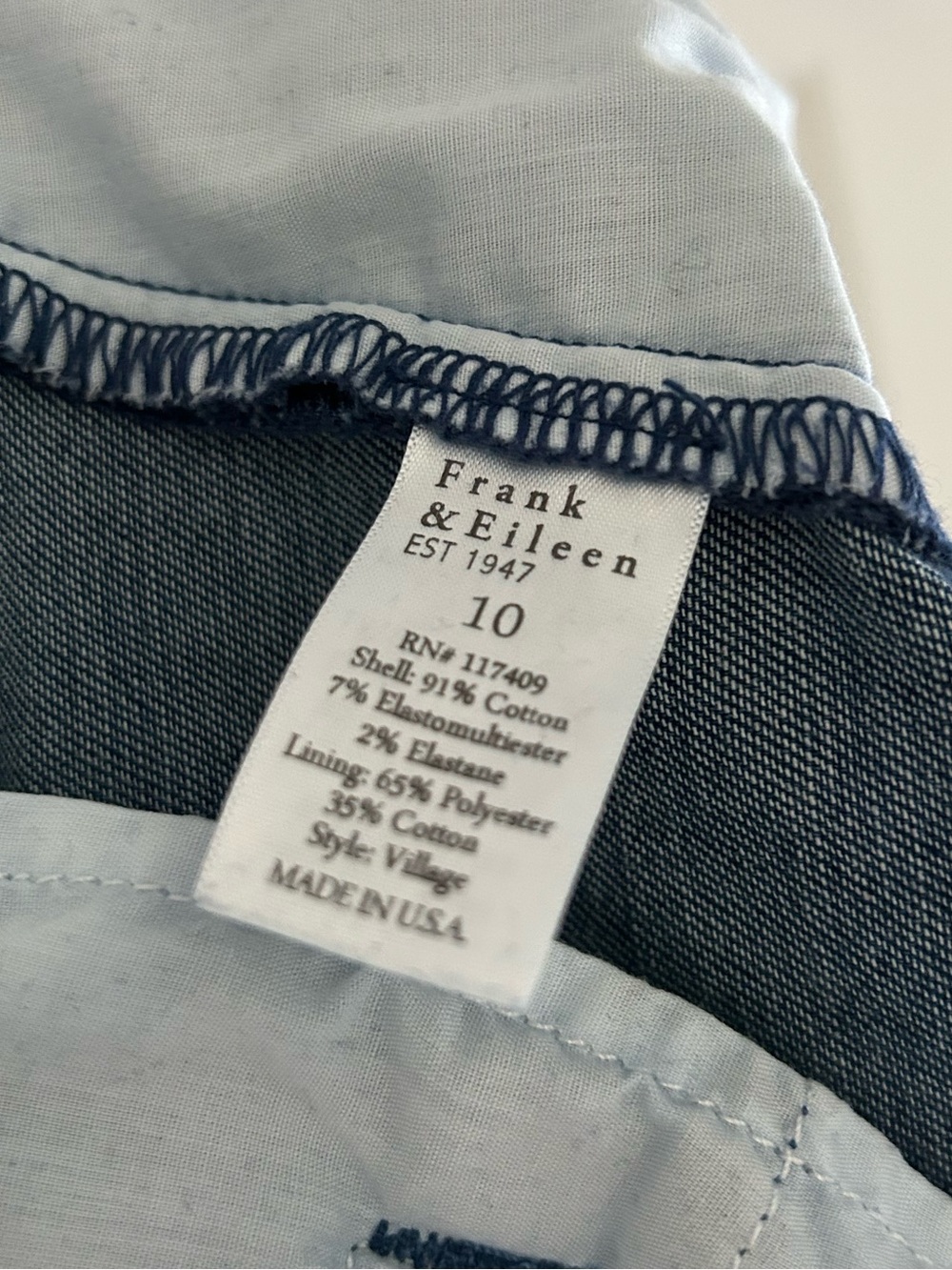 Frank & Eileen west Village NYC Trouser - Picture 13 of 13
